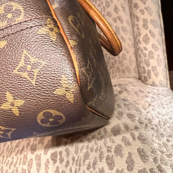 Authentic Louis Vuitton Monogram Deauville Hand Bag M47270 LV leopard - Picture 11 of 13